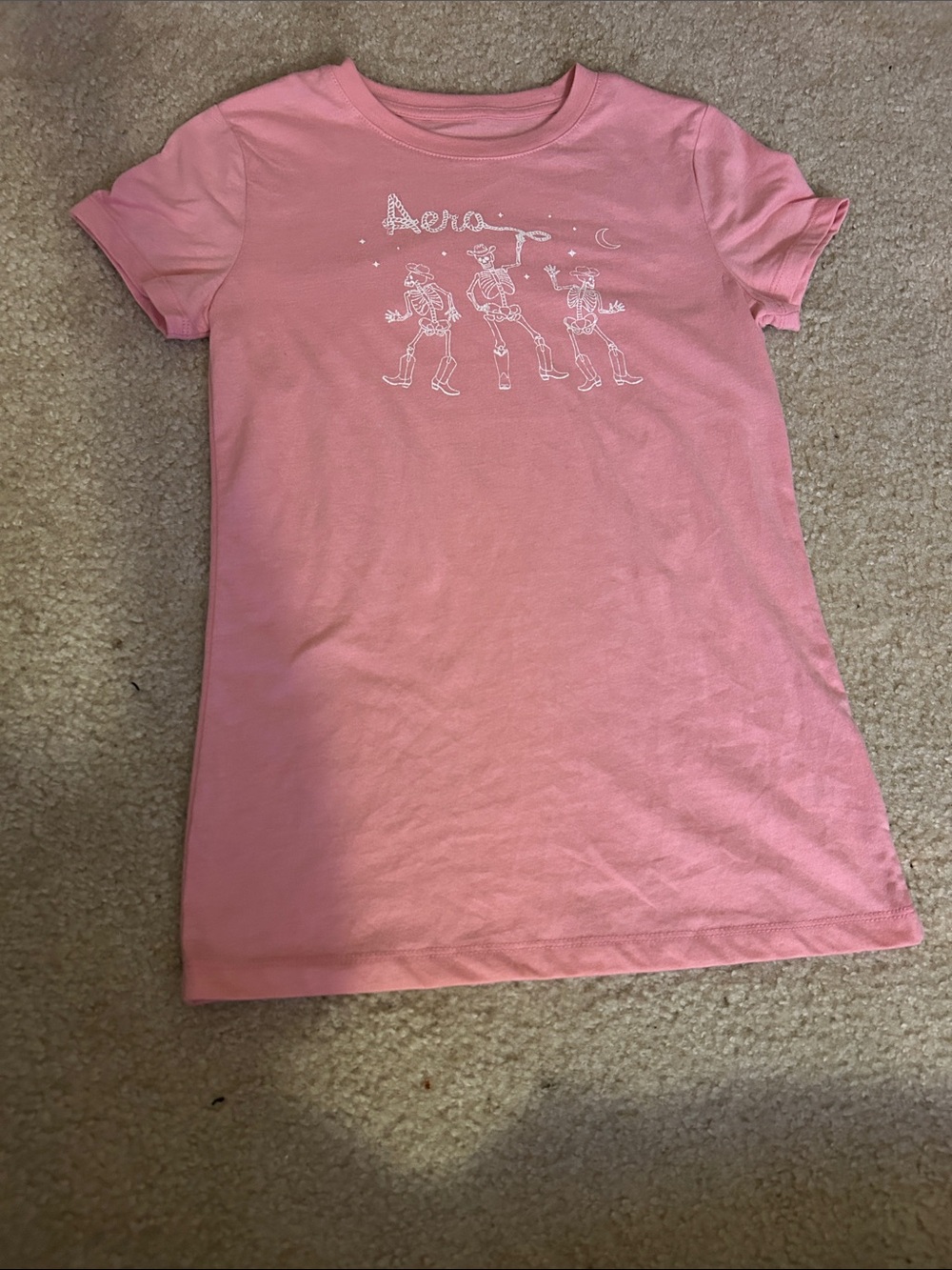 Aeropostale Pink Short Sleeve Graphic Tee